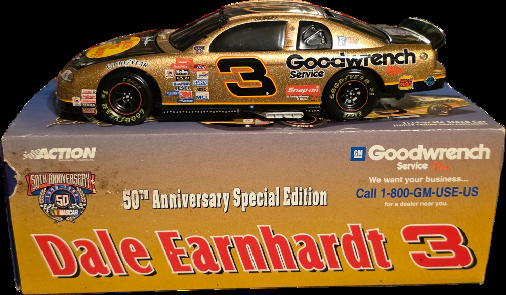 Dale Earnhardt #3 Bass Pro Shops 1998 Monte Carlo 1:24 Gold Bank Action Nascar